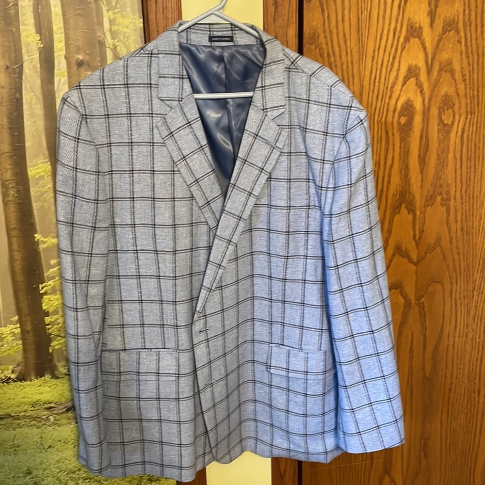 COPY - Sport coat blue plaid